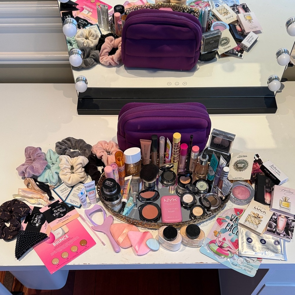 Lot #2 Massive high end perfume skincare hair accessories and makeup lot